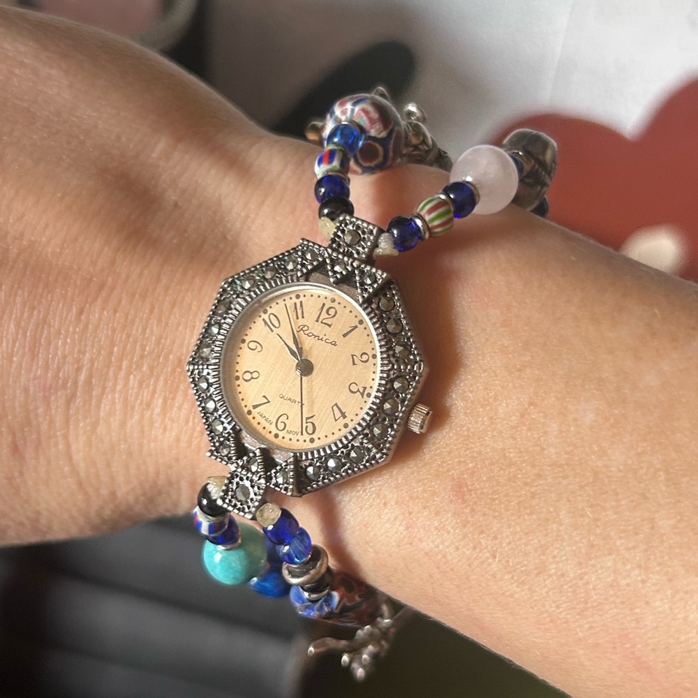 Women’s Ronica Blue Beaded Watch